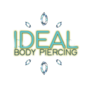 A logo of an individual piercing shop.